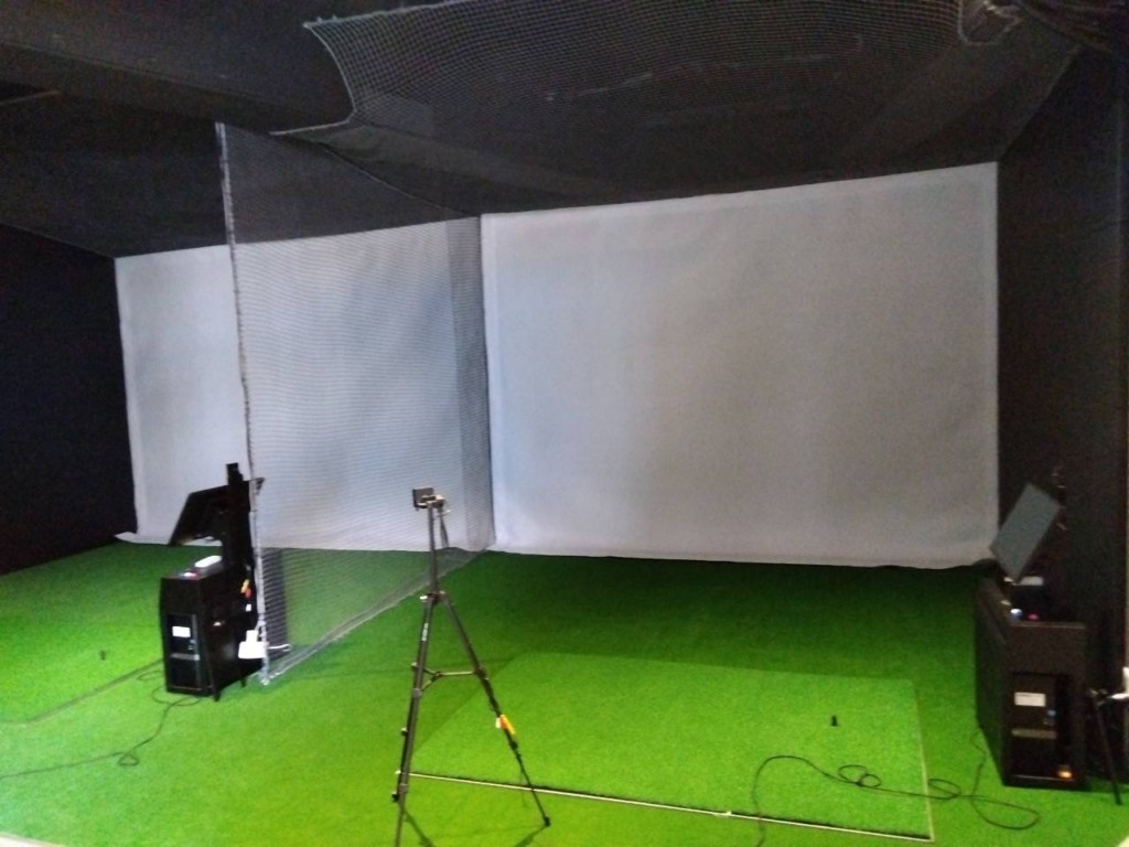 インドアゴルフネット工事