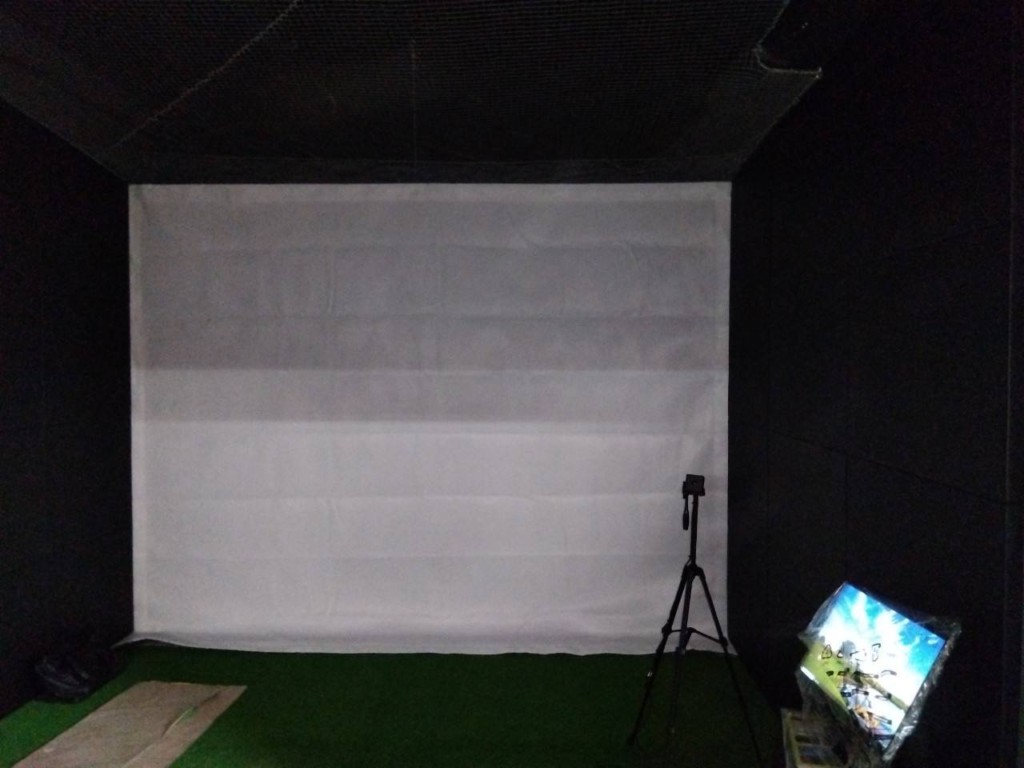 インドアゴルフネット工事