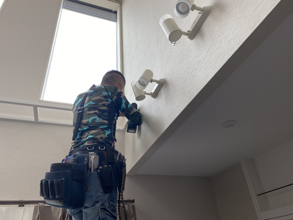 落下防止ネット設置工事