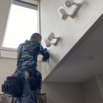 落下防止ネット設置工事