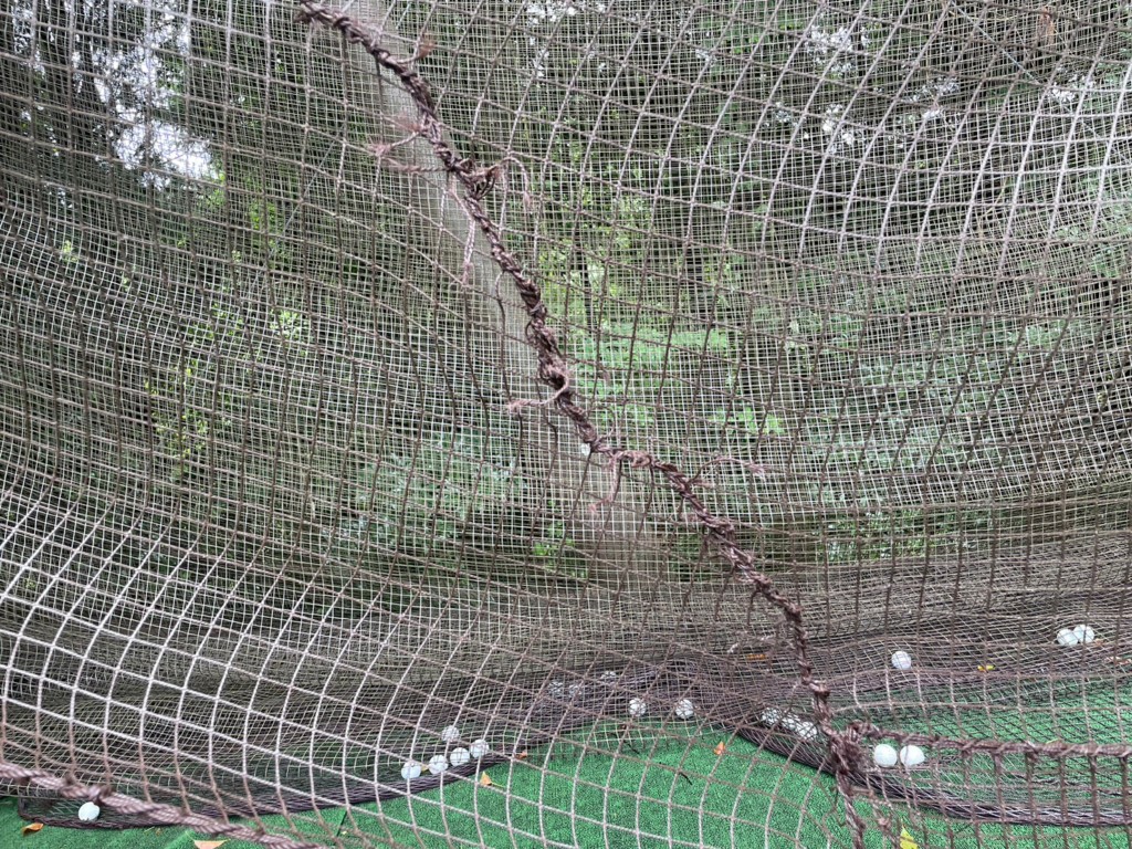 防球ネットメンテナンス