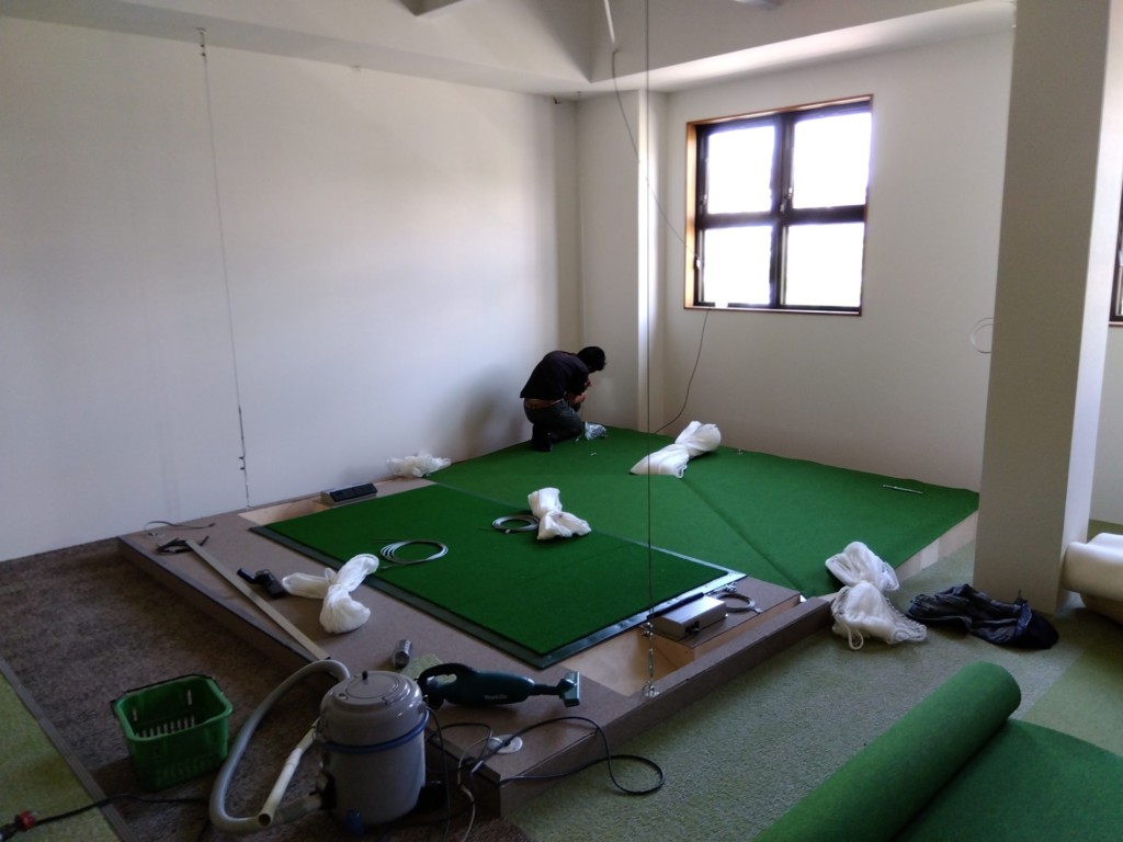 インドアゴルフ練習場新設工事