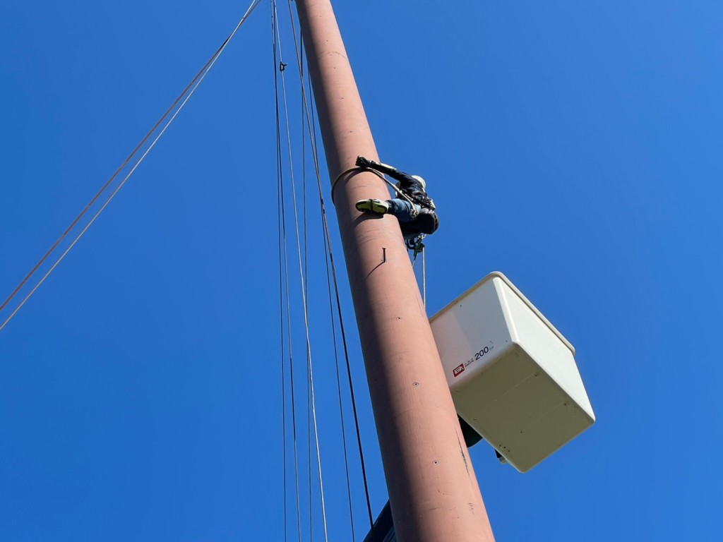 ガイドワイヤー交換他工事