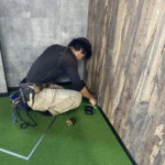 インドアゴルフネット設置工事