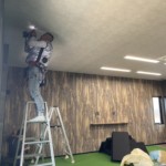 インドアゴルフネット設置工事