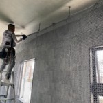 インドアゴルフネット設置工事