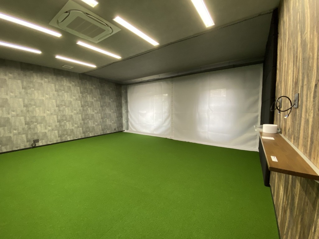 インドアゴルフネット設置工事