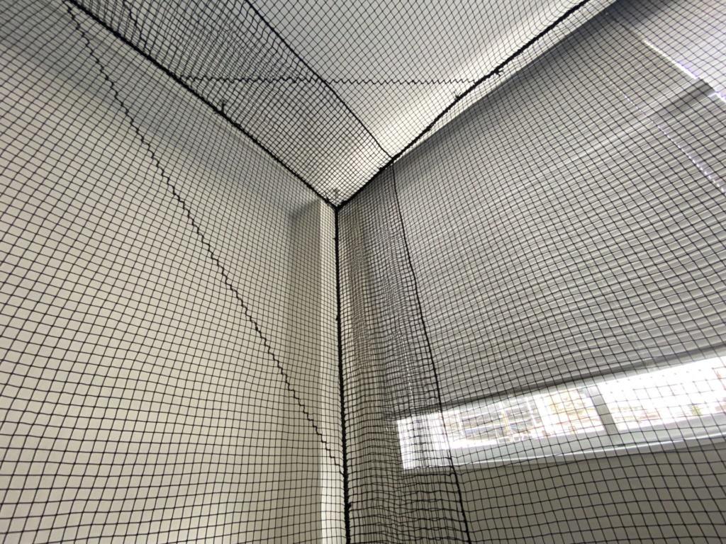 インドアゴルフネット設置工事