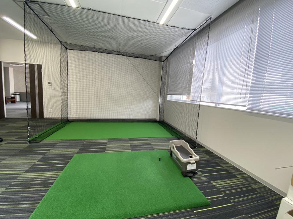 インドアゴルフネット設置工事