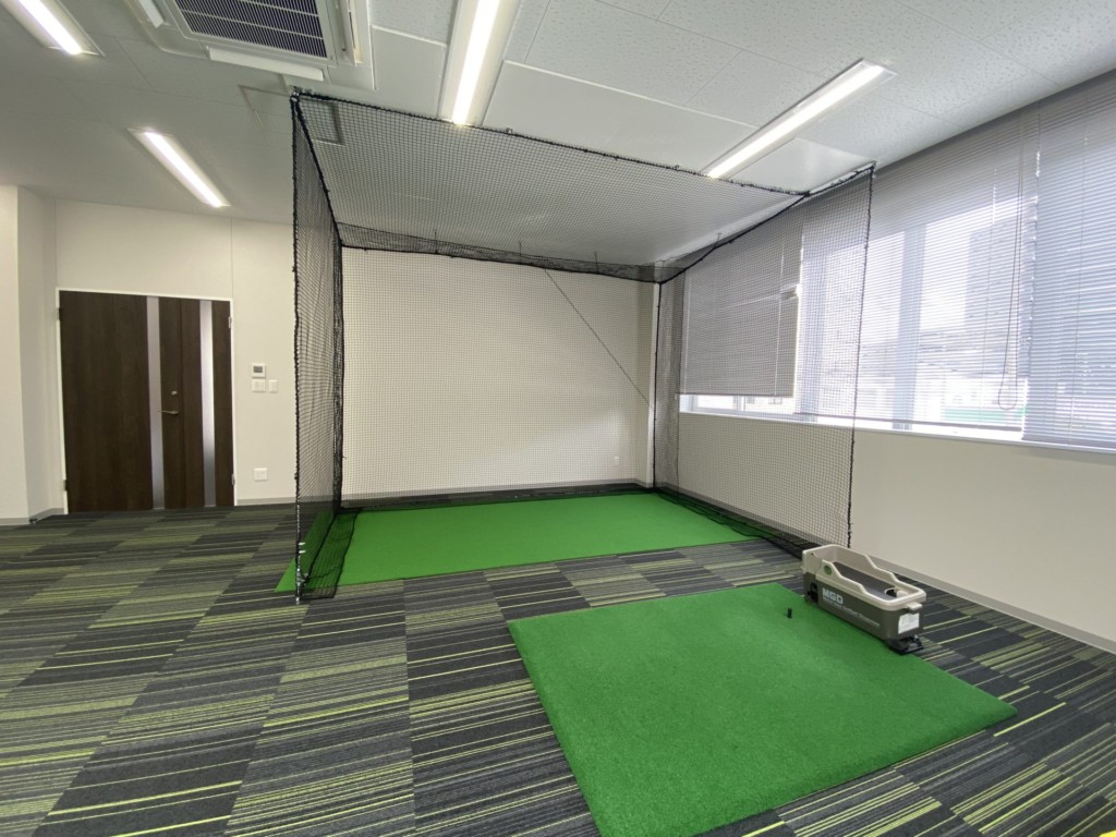 インドアゴルフネット設置工事