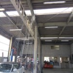 防球ネット設置工事