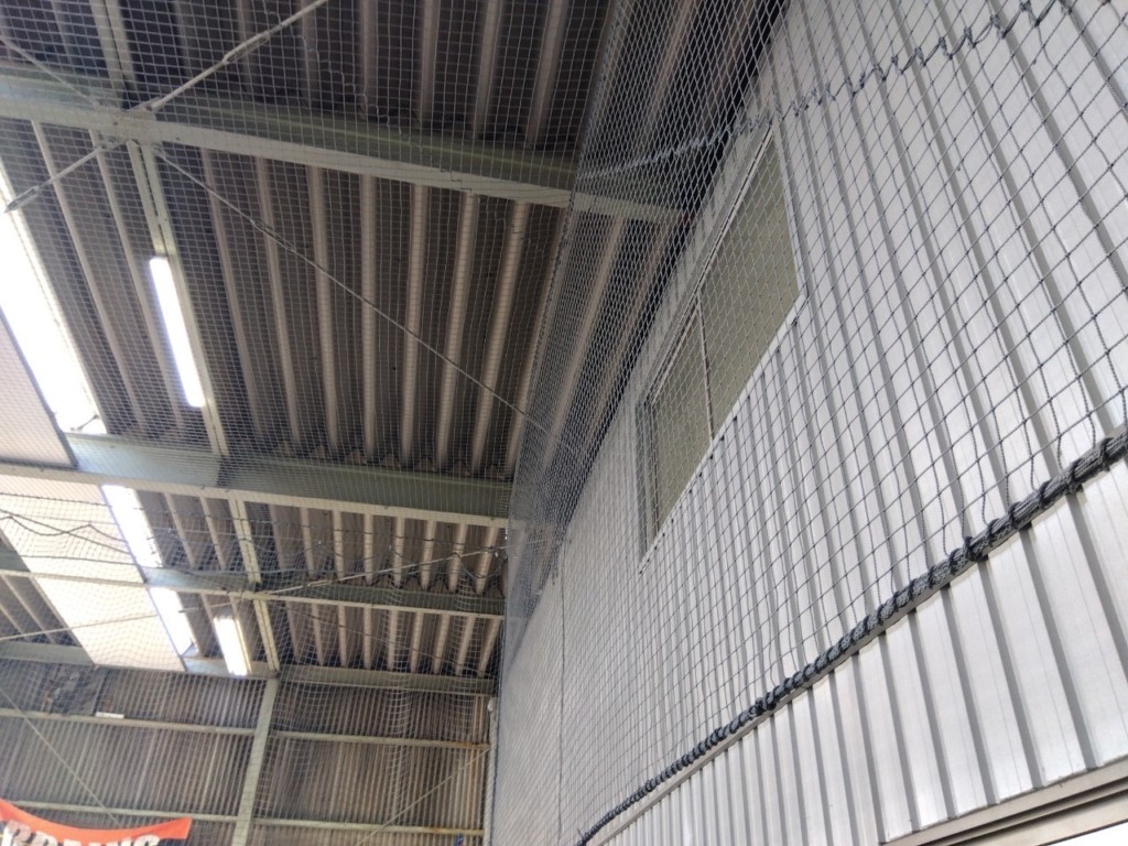 防球ネット設置工事