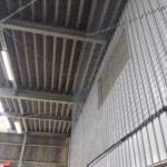 防球ネット設置工事