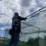 屋外型ゴルフネット設置工事