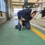 野球防球ネット人工芝設置工事