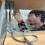 落下防止ネット設置工事