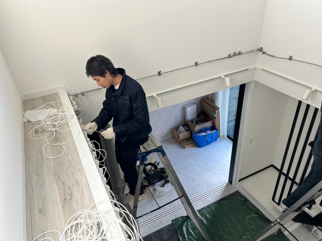 アスレチックネット設置工事