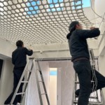 アスレチックネット設置工事