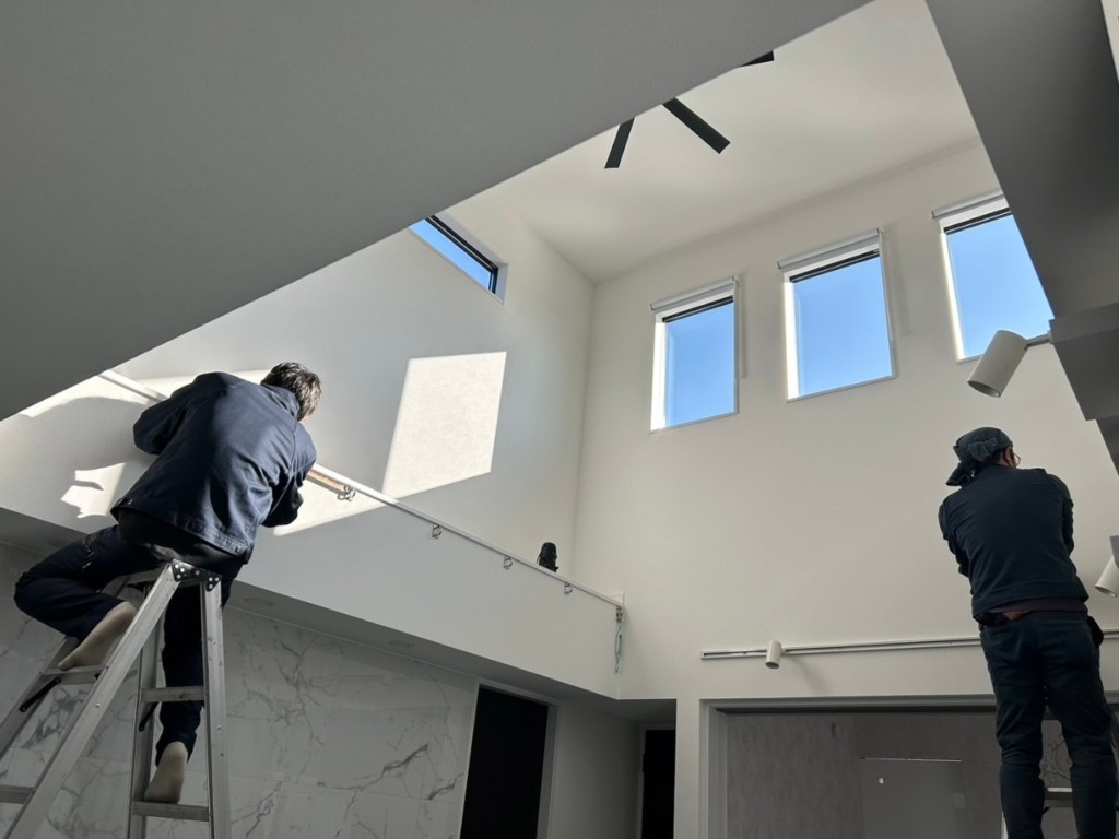 アスレチックネット設置工事