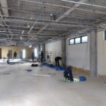 インドアゴルフネット設置工事