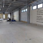 インドアゴルフネット設置工事