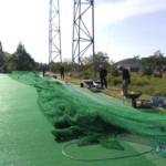 防球ネット張替工事