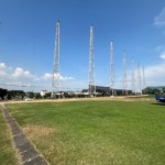 ネット張替及びワイヤー滑車交換工事