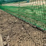 ネット張替及びワイヤー滑車交換工事