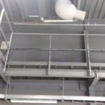 落下防止ネット設置工事