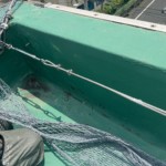 外壁剥落防止ネット設置工事