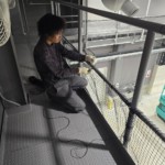 落下防止ネット設置工事