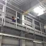 落下防止ネット設置工事