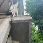 外壁剥落防止ネット設置工事