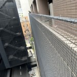 外壁剥落防止ネット設置工事