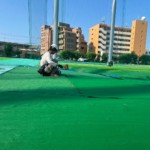 人工芝補修工事