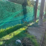 防球ネット増設工事