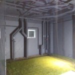 インドアゴルフネット・人工芝設置工事