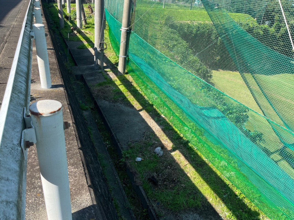 防球ネット増設工事