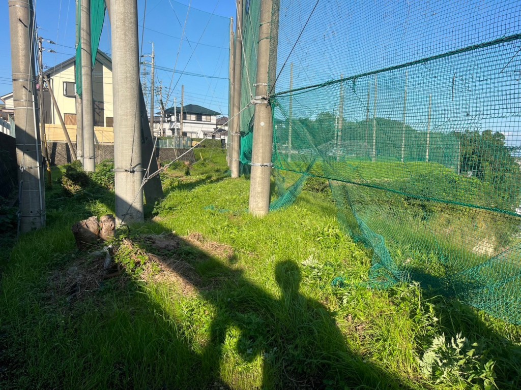 防球ネット増設工事
