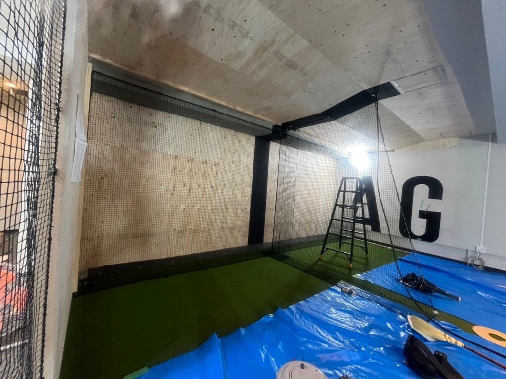 ゴルフネット他設置工事