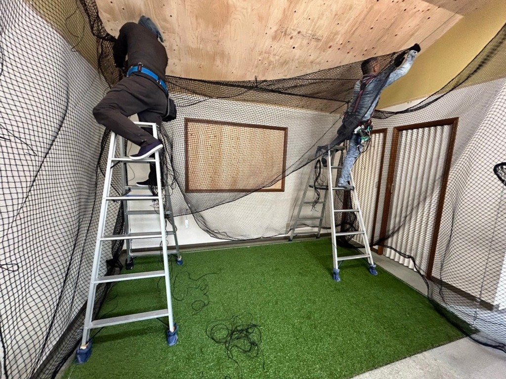 ゴルフシミュレーター設置工事