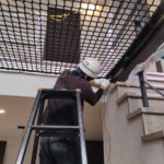 アスレチックネット設置工事