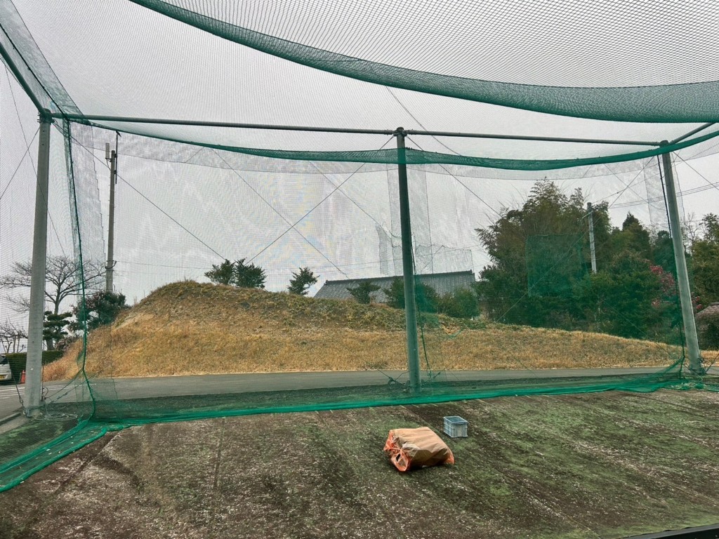 正面ネット増設工事