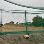 正面ネット増設工事