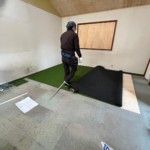 ゴルフシミュレーター設置工事