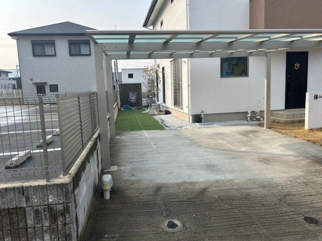 防球ネット設置工事