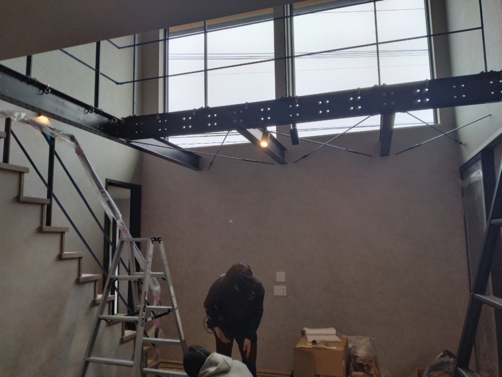 アスレチックネット設置工事