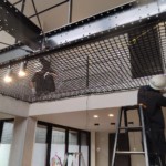 アスレチックネット設置工事