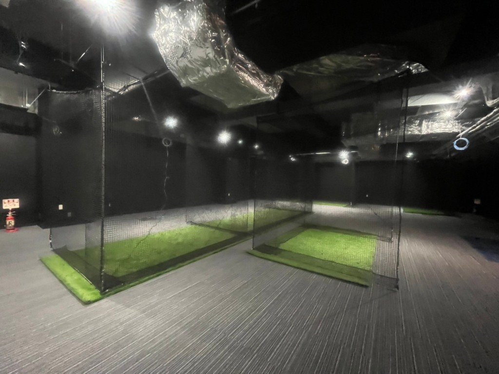 インドアゴルフネット設置工事