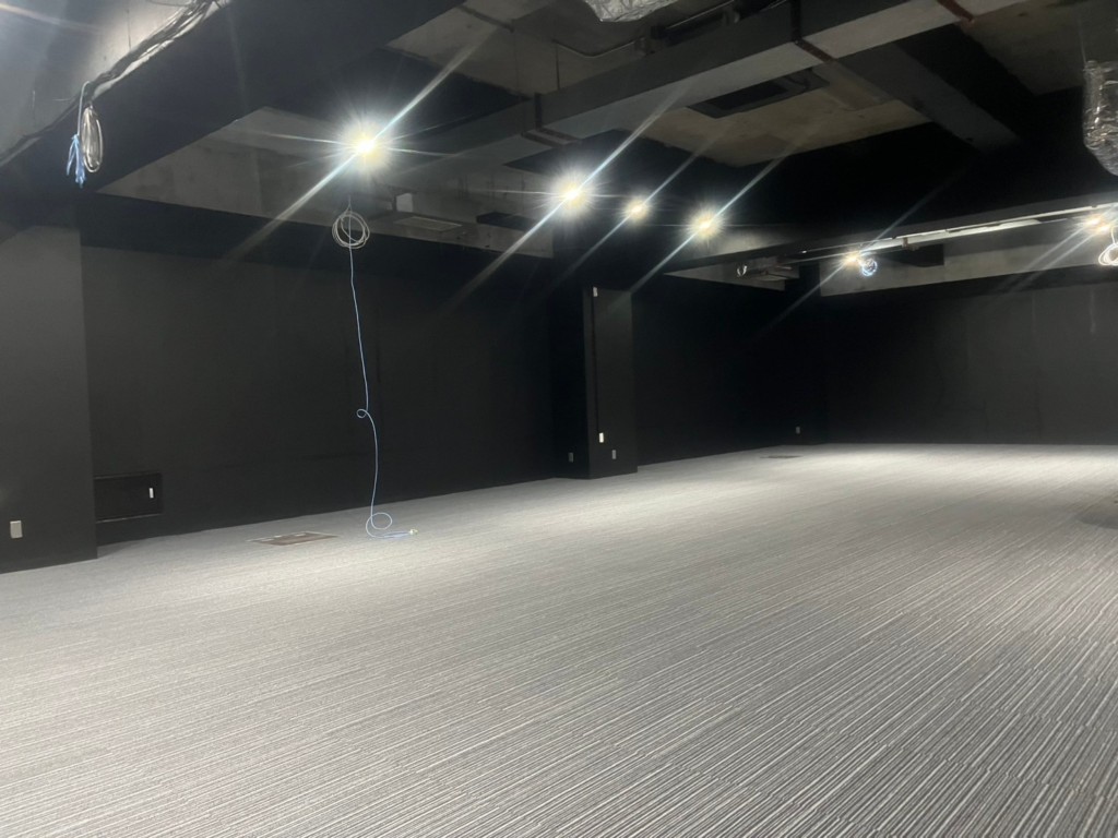 インドアゴルフネット設置工事